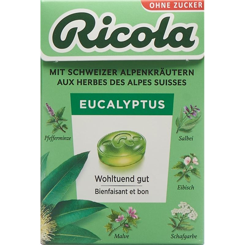 RICOLA Bonbons Eucalyptus oZ mS Box 50 g