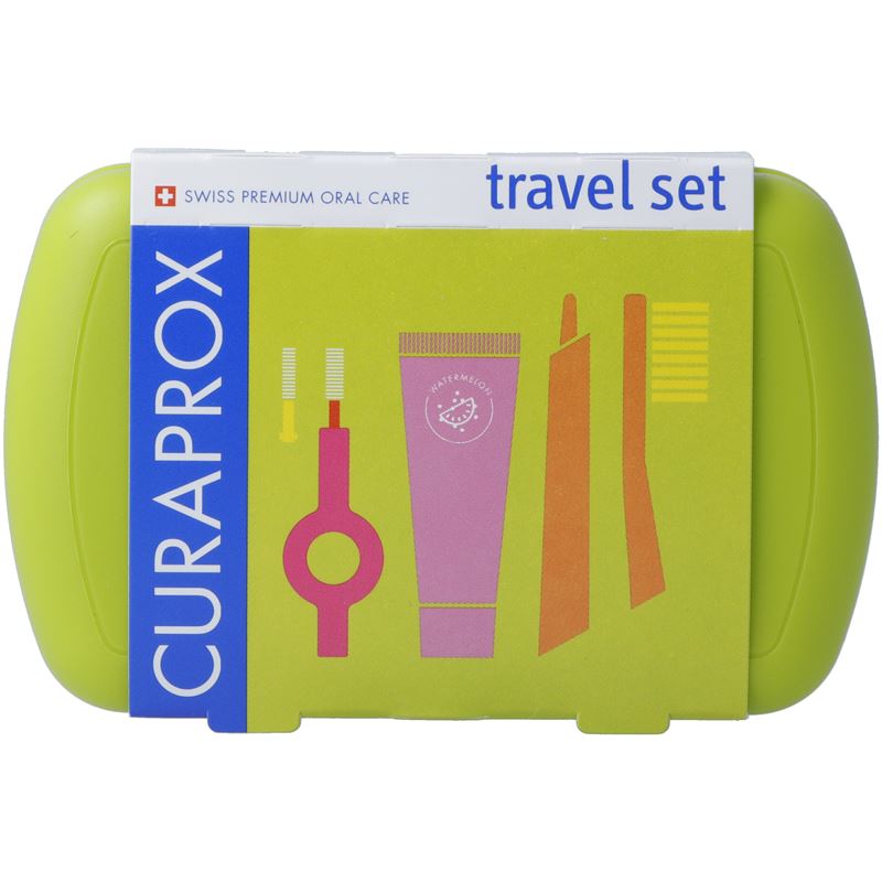 CURAPROX Travel Set grün