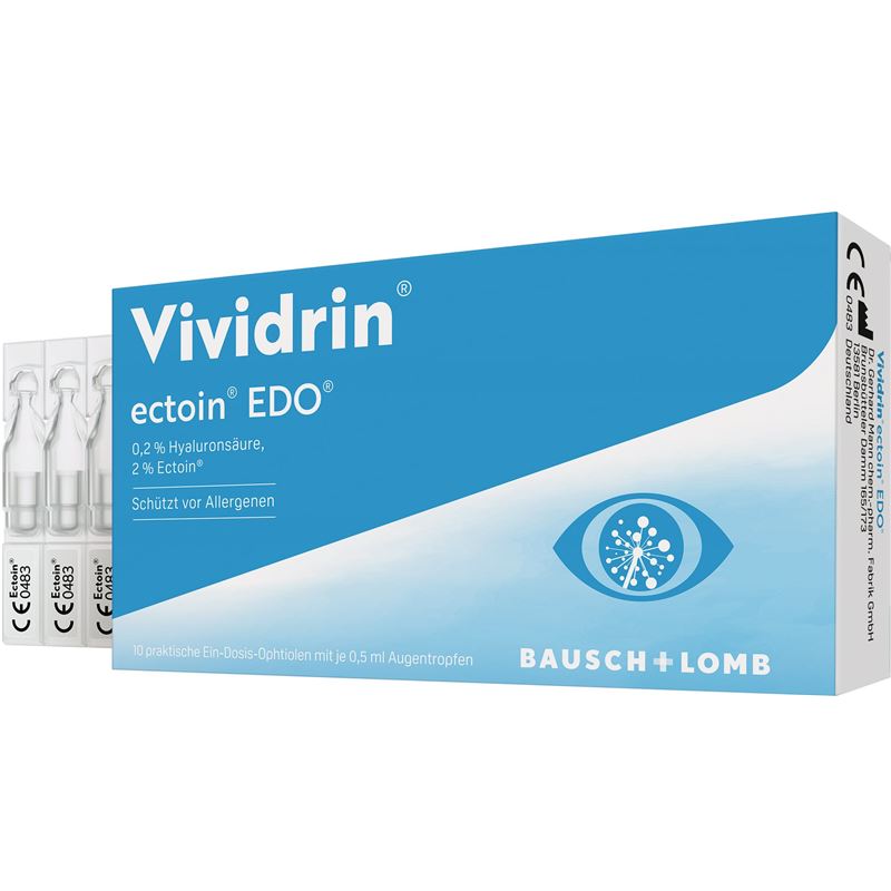 VIVIDRIN ectoin EDO Gtt Opht 10 Monodos 0.5 ml