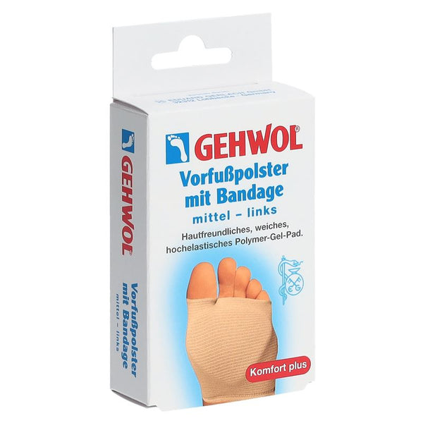 GEHWOL Vorfusspolster mit Bandage mittel links