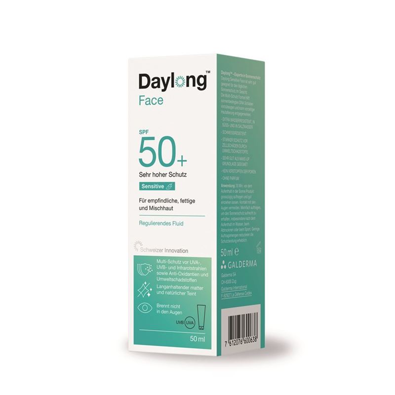 DAYLONG Sensitive Face Fluid reg SPF50+ 50 ml