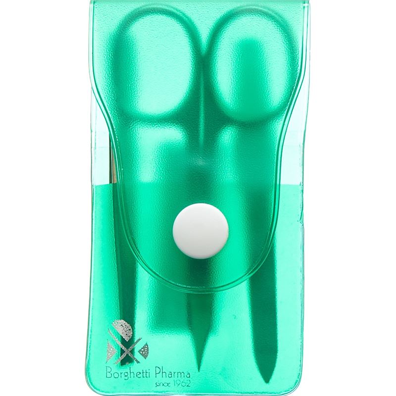 BORGHETTI Manicure Reiseset 3-teilig Farben ass