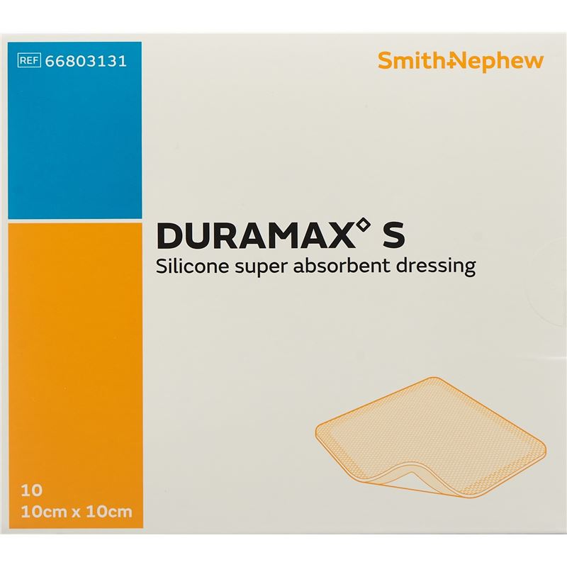 DURAMAX S Silikon-Superabsorber 10x10cm 10 Stk