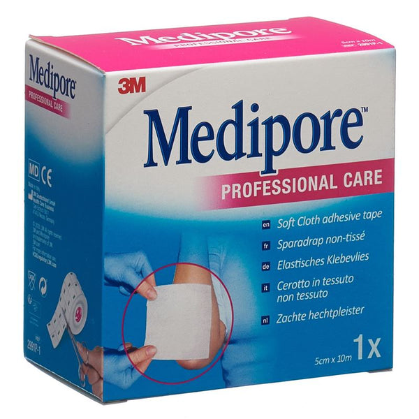 3M MEDIPORE Klebevlies 5cmx10m Liner (neu)