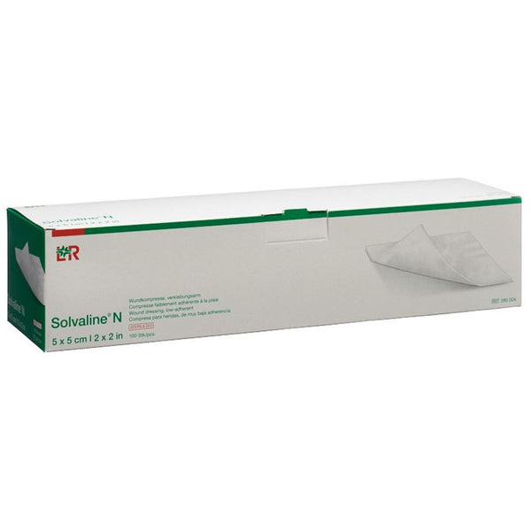 SOLVALINE N Wundkompresse 5x5cm 100 Stk