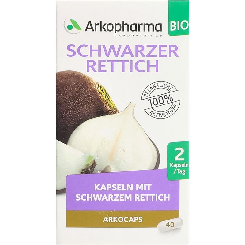 ARKOCAPS Schwarzer Rettich Kaps Bio Ds 40 Stk