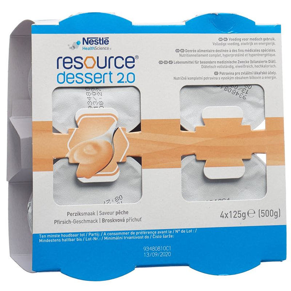 RESOURCE Dessert 2.0 Pfirsich 4 Cup 125 g