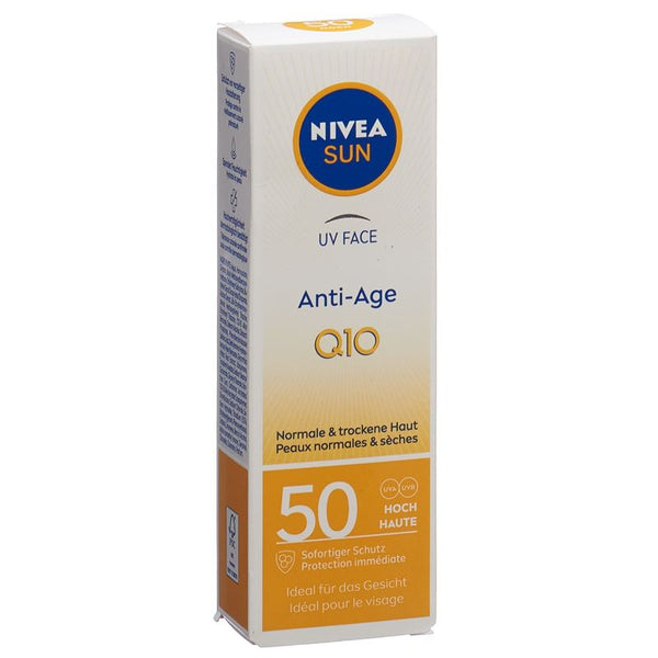 NIVEA SUN UV Face Anti-Age Q10 LSF50 50 ml