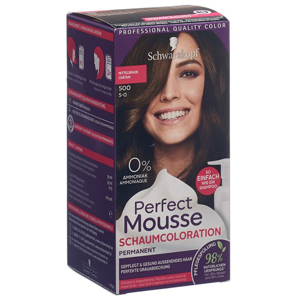 PERFECT MOUSSE 500 mittelbraun
