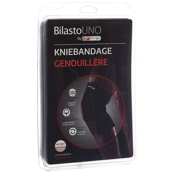 BILASTO Uno Kniebandage S-XL mit Velcro