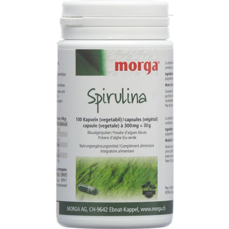 MORGA Spirulina Vegicaps 100 Stk