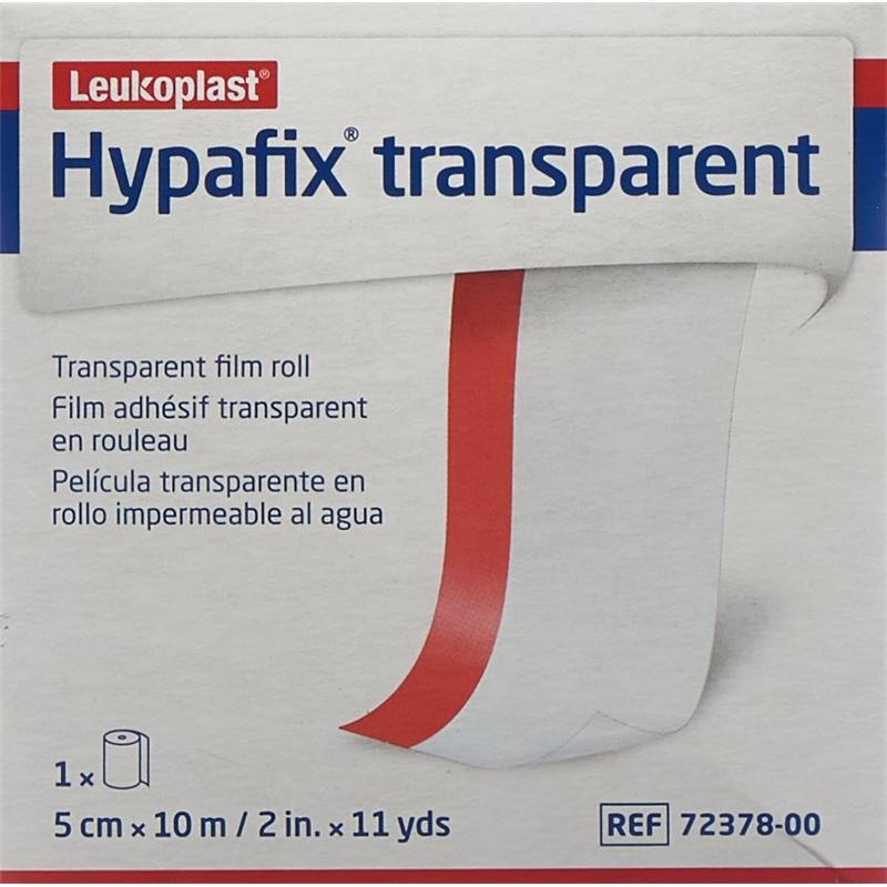 HYPAFIX transparent 5cmx10m unsteril Rolle