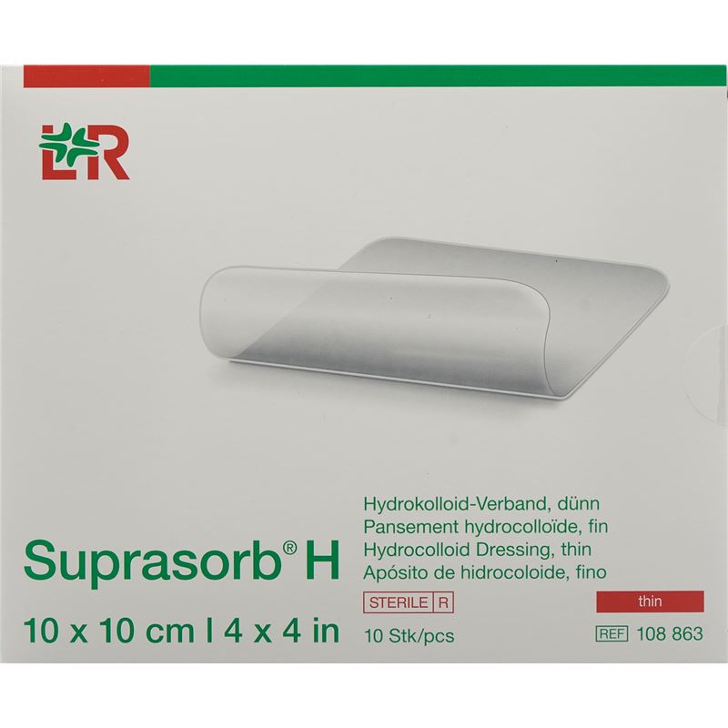 SUPRASORB H Dünn 10x10cm 10 Stk