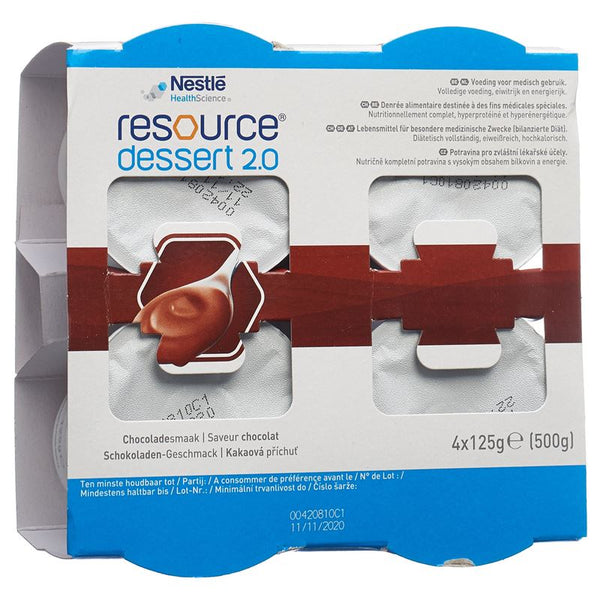 RESOURCE Dessert 2.0 Schokolade 4 Cup 125 g
