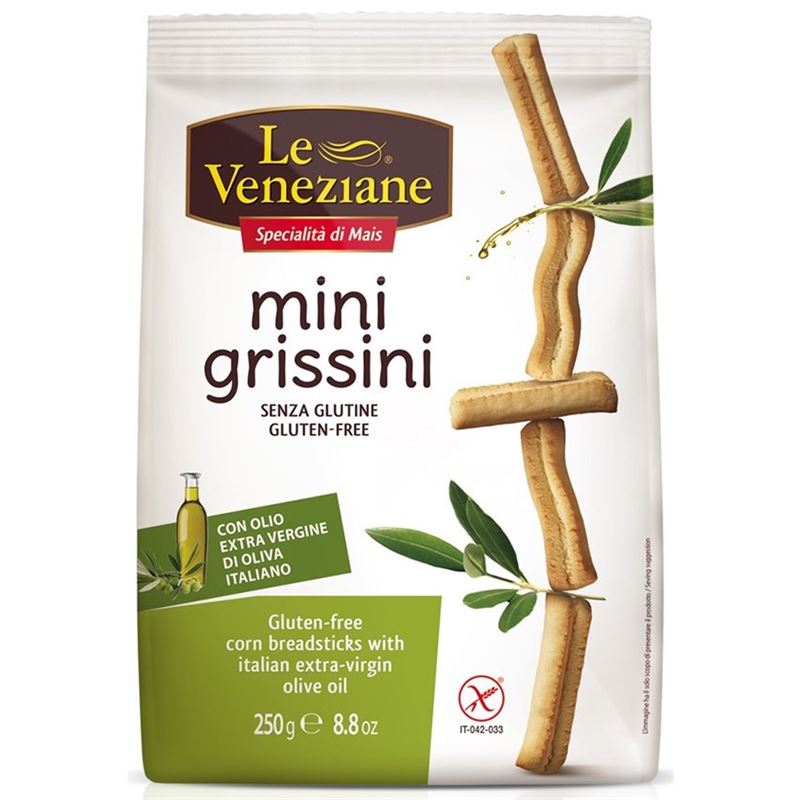 LE VENEZIANE Mini grissini Olivenöl glutenf 250 g
