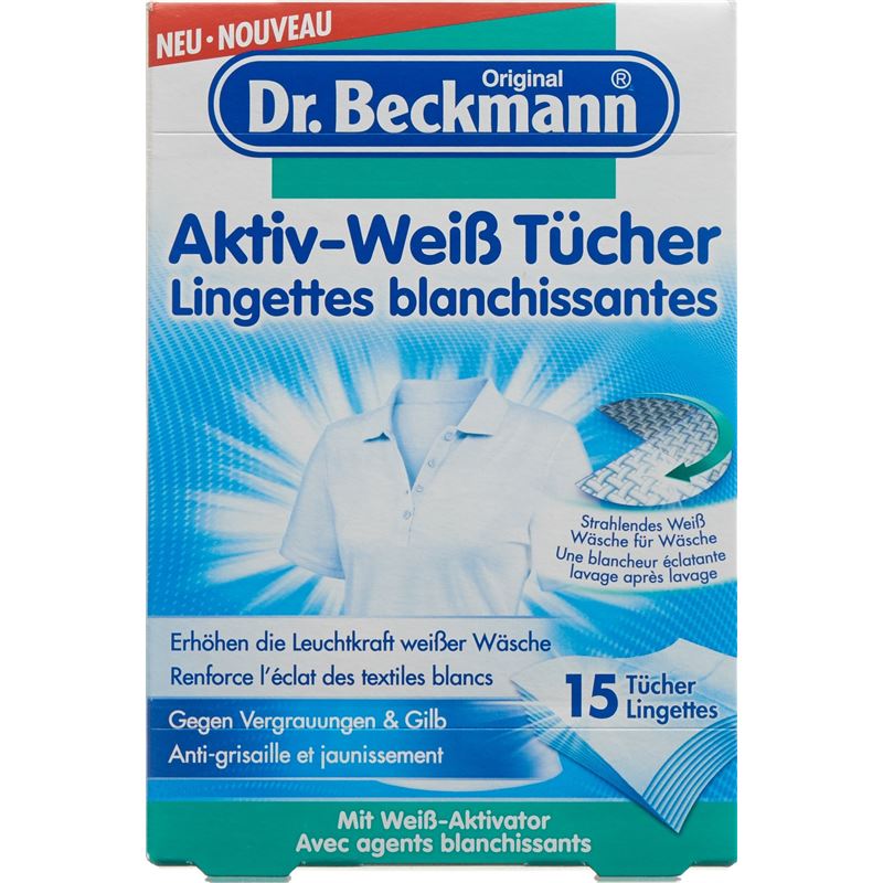 DR BECKMANN Aktiv-Weiss Tücher 15 Stk