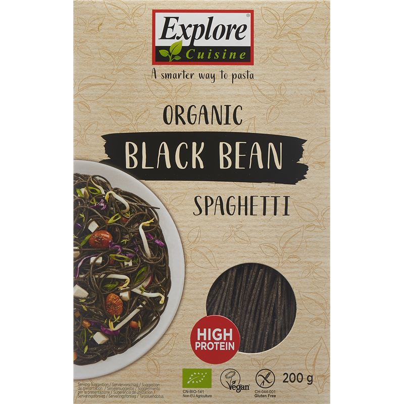 EXPLORE CUISINE Spaghetti schwarze Bohne Bio 200 g