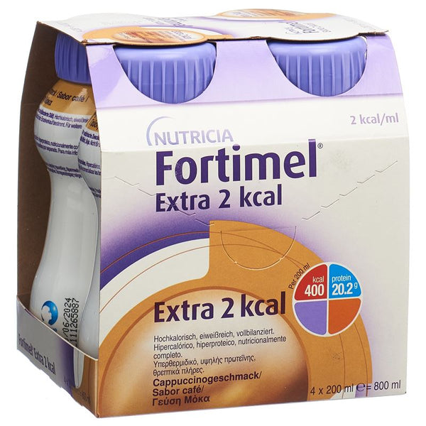 FORTIMEL Protein 2kcal Cappuccino 4 Fl 200 ml