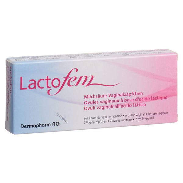LACTOFEM Milchsäure Vaginalzäpfchen 7 Stk