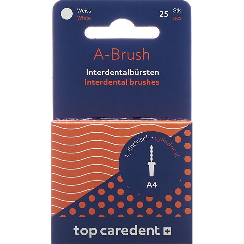 TOP CAREDENT A-Brush 4 IDBH-W weiss 25 Stk