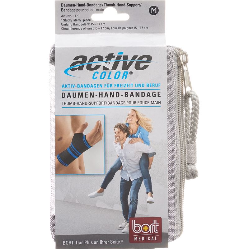 BORT ActiveColor Daumen-Hand L schwarz
