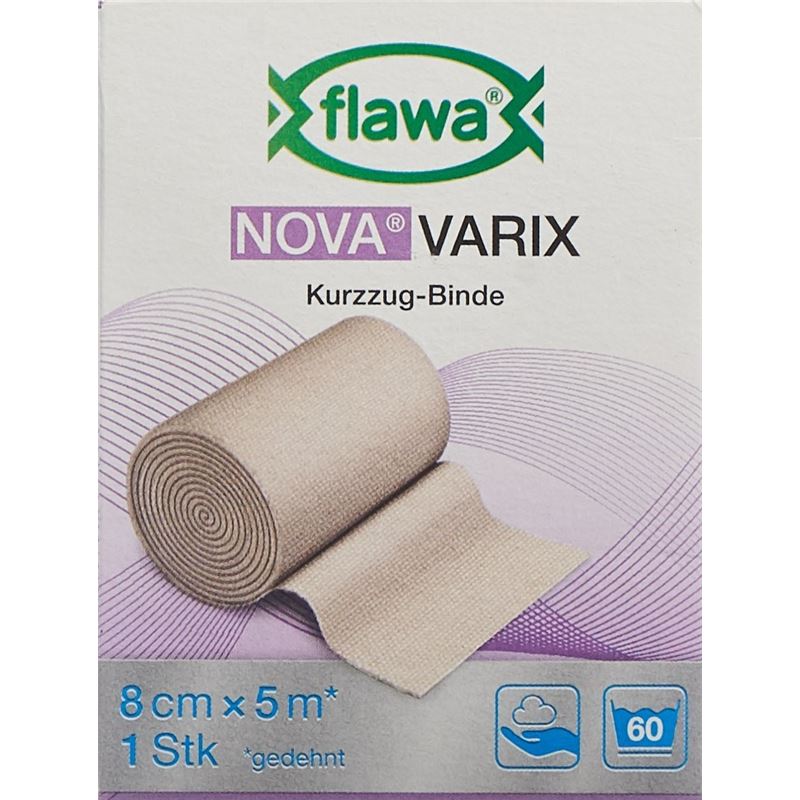 FLAWA NOVA Varix Kurzzugbinde 8cmx5m