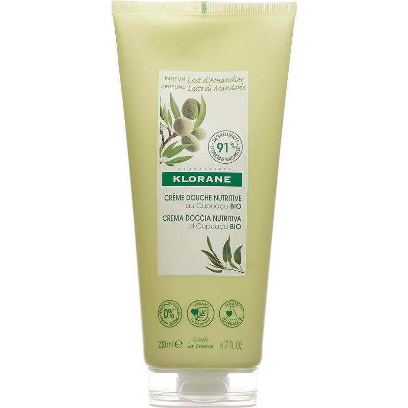 KLORANE Duschcreme Mandelmilch 200 ml