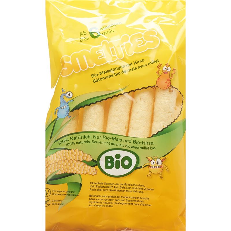 SMELTIES Bio-Maisstangen mit Hirse 30 g