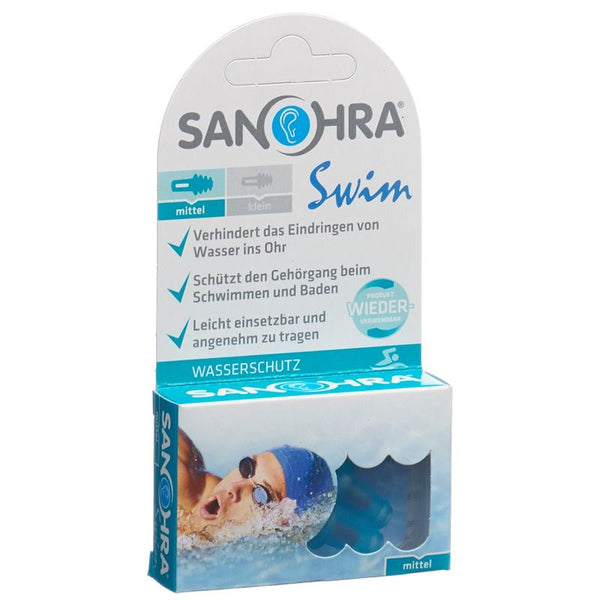 SANOHRA SWIM Ohrenstöpsel Erwachsene 2 Stk
