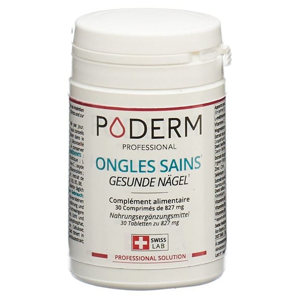 PODERM Compléments Alimentaires Tabl Ds 30 Stk