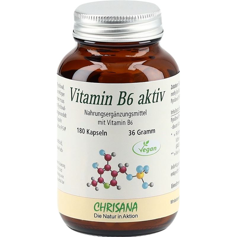 CHRISANA Vitamin B6 aktiv Kaps Ds 180 Stk