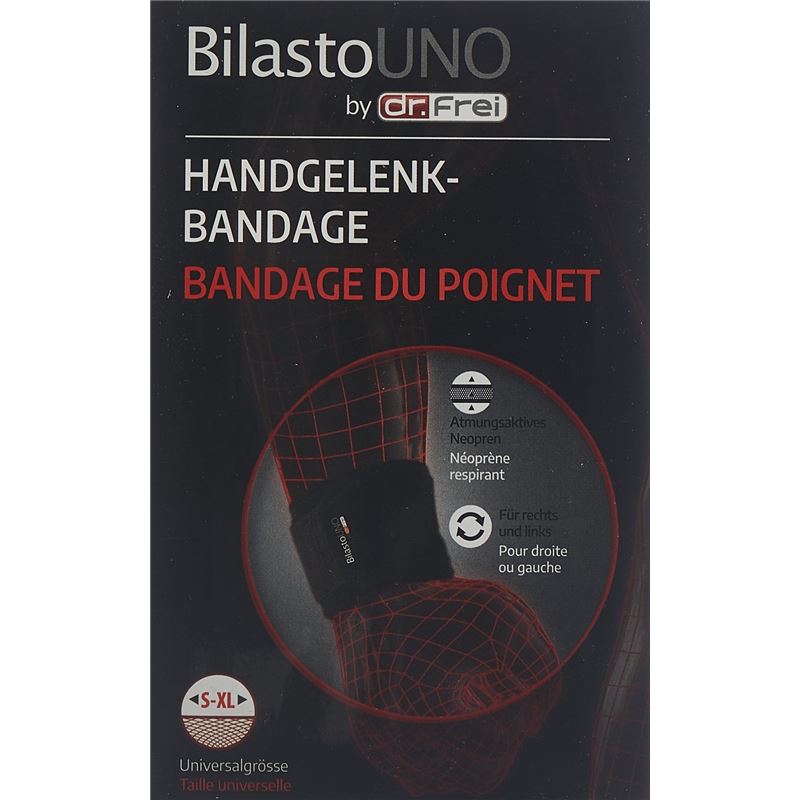 BILASTO Uno Handgelenkbandage S-XL mit Velcro