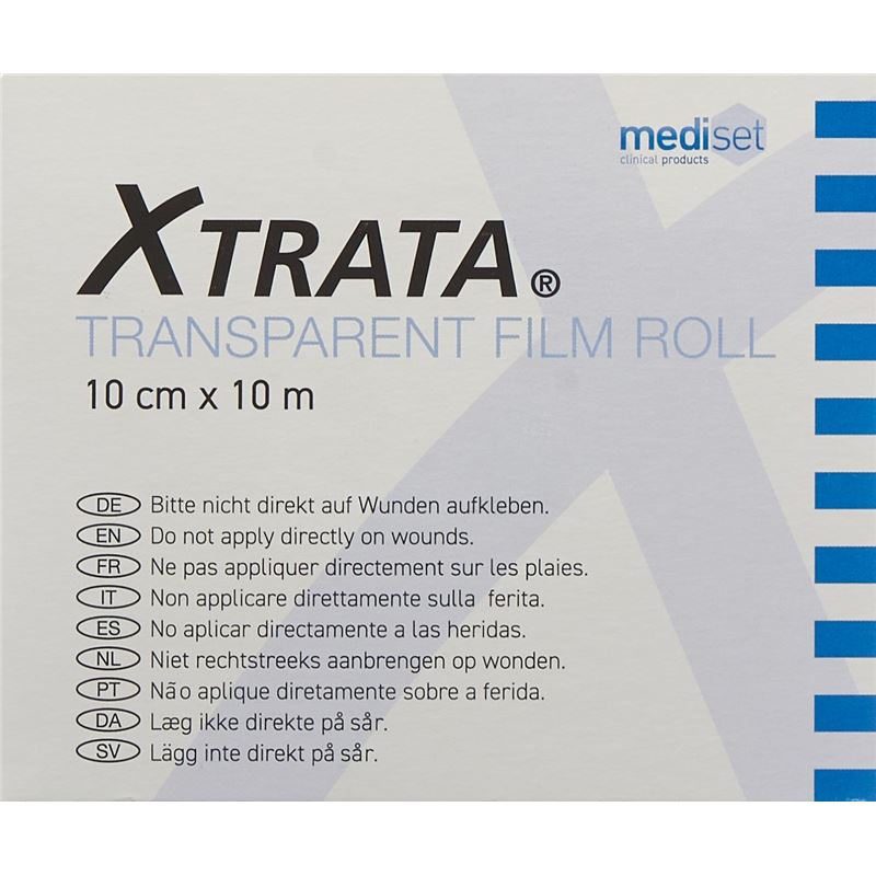 XTRATA transp Folienverband 10cmx10m mit Lipo-Gel