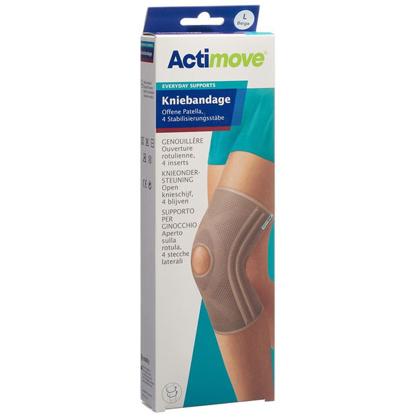 ACTIMOVE Everyday Support Kniebandage L off Patel