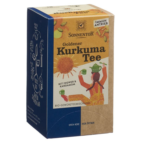 SONNENTOR goldener Kurkuma Tee BIO Btl 18 Stk