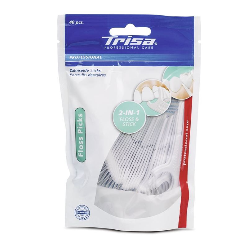 TRISA Floss Picks Professional 40 Stk