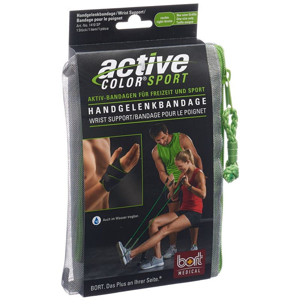 BORT ActiveColor Sport Handgelenk rechts schw/grün
