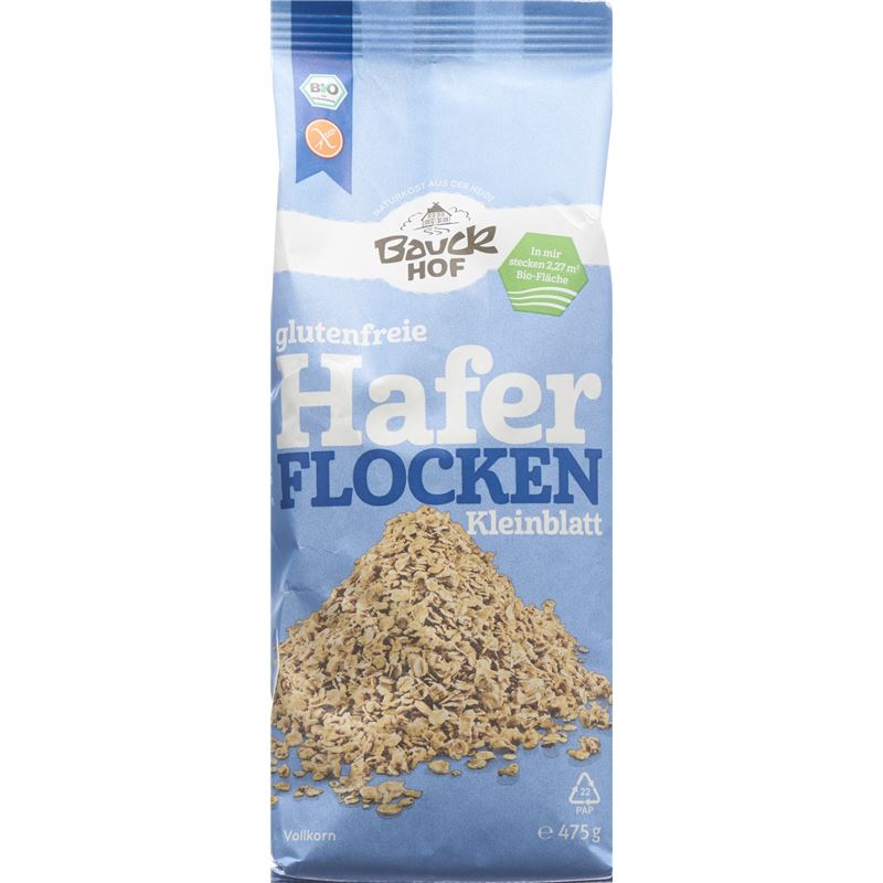 BAUCKHOF Haferflocken Kleinblatt glutenfr 475 g