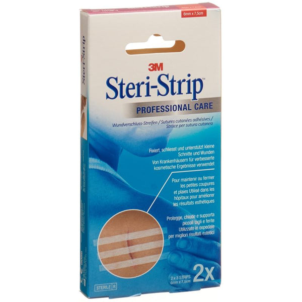 3M STERI STRIP 6x75mm weiss verstärkt 2 x 3 Stk