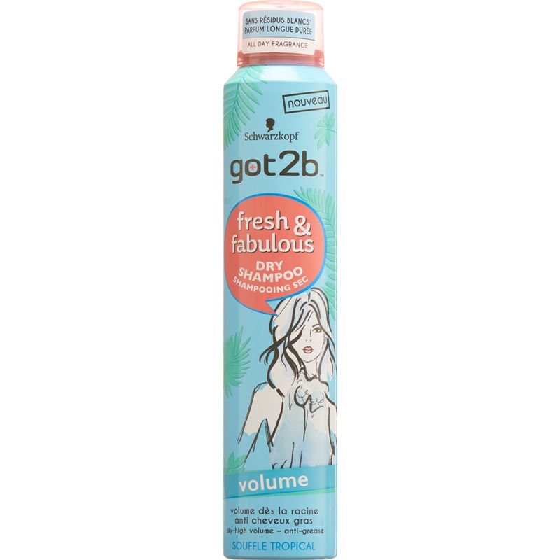 GOT2B fresh&fabulous dry shampoo volume 200 ml