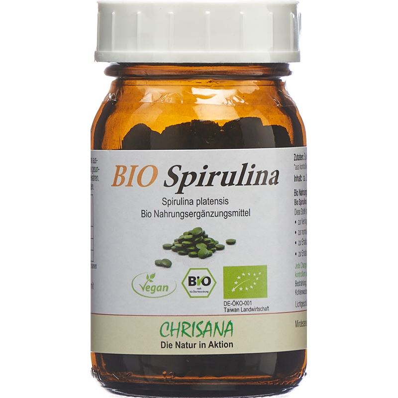 CHRISANA Bio Spirulina Tabl Glas 250 Stk