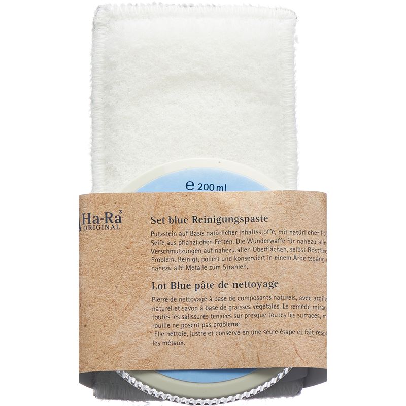 HA-RA Blue Reinigungspaste mit Reinigungstuch