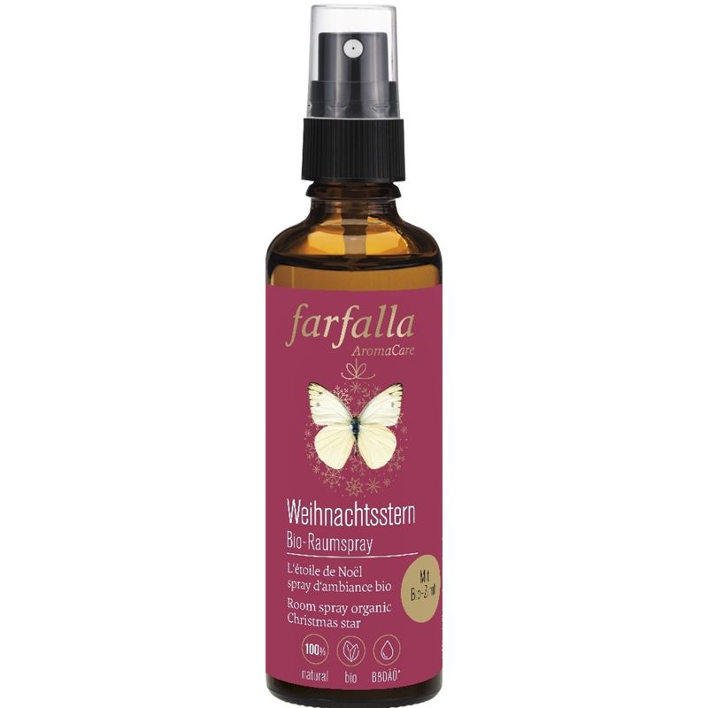 FARFALLA Bio-Raumspray Weihnachtsstern 75 ml