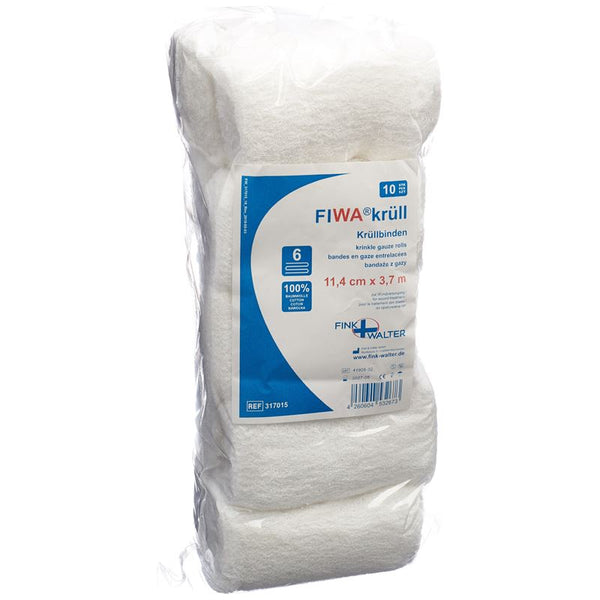 FIWA Krüllbinde 11.4cmx3.7m unsteril 10 Stk