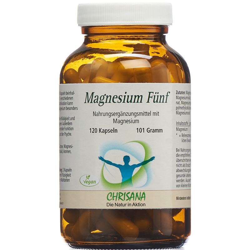 CHRISANA Magnesium fünf Kaps Ds 120 Stk