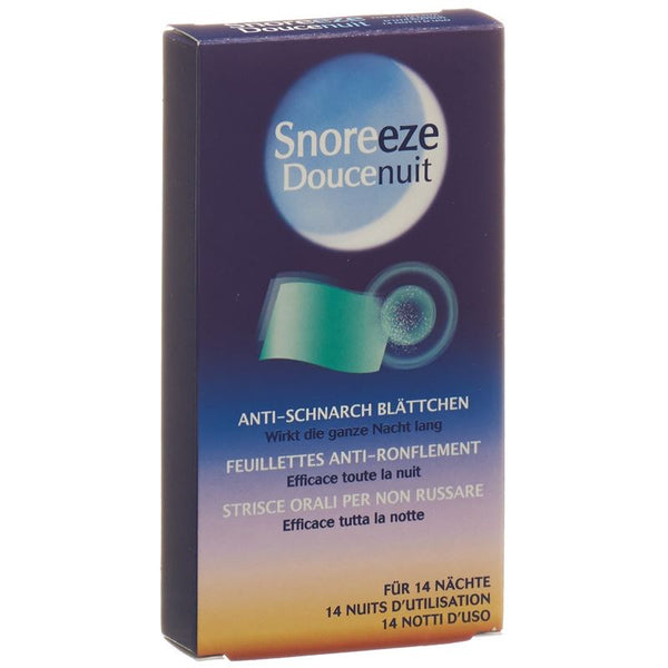 SNOREEZE doucenuit Anti-Schnarch Blättchen 14 Stk
