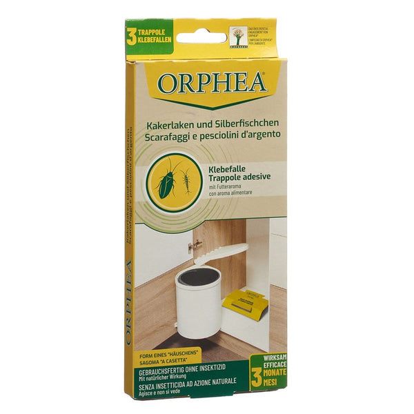 ORPHEA Falle Kakerlaken Silberfisch 3 Stk