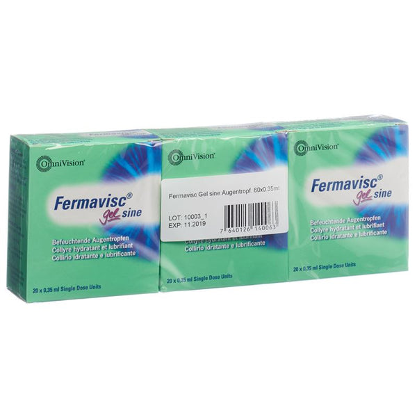 FERMAVISC Gel sine Gtt Opht 60 Monodos 0.35 ml