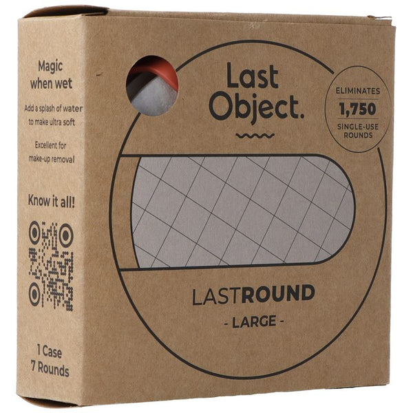 LASTROUND Wiederverwendbare Wattepads breit Peach