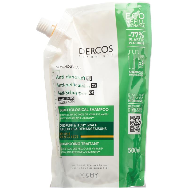 VICHY Dercos Anti dand DS Shamp troc Ha Ref 500 ml
